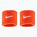 Frottír csuklópántok Nike Swoosh Classic Wristbands 2 db team orange/white