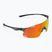 Napszemüveg Oakley Cybr Dyno matte crystal black/prizm ruby with pink ink