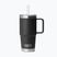 Termoszbögre YETI Rambler Straw 739 ml black