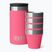 Túra poharak YETI Shot 48 ml 4 pcs. tropical pink