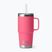 Termoszbögre YETI Rambler Straw 739 ml tropical pink
