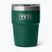 Termosz YETI Rambler Stackable 473 ml black forest green