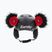 Sisakfülek Eisbar Teddy Ears black/red