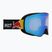 Sí szemüveg Red Bull SPECT Rush Photo matt black/light blue with blue chrom x