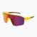 Napszemüveg Red Bull SPECT Dundee matt clear yellow/ smoke with red-purple mirror
