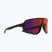 Napszemüveg Red Bull SPECT Froth matt black/ smoke with burgundy mirror
