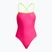 Női egyrészes fürdőruha Funkita Strapped In One Piece pink proton