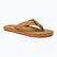 Rip Curl Revival Leather Open Toe tan férfi flip-flop papucs