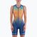 Női triatlonruha Synergy Pro Sleeveless Racerback Trisuit orange wave