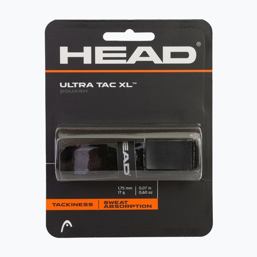 HEAD SQ UltraTac Xl Squash Wrap fekete 282100