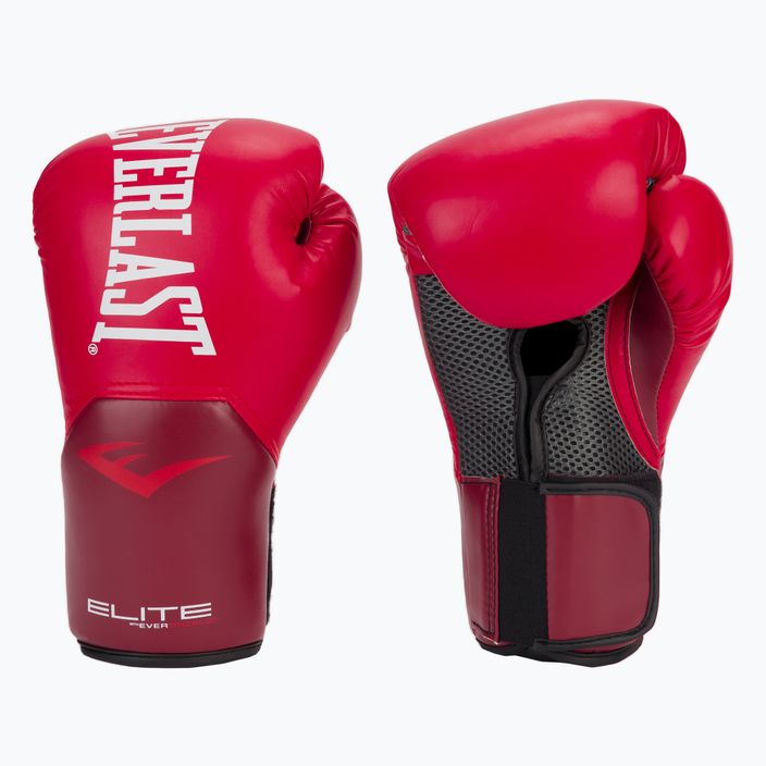 EVERLAST Pro Style Elite 2 piros bokszkesztyű EV2500 3