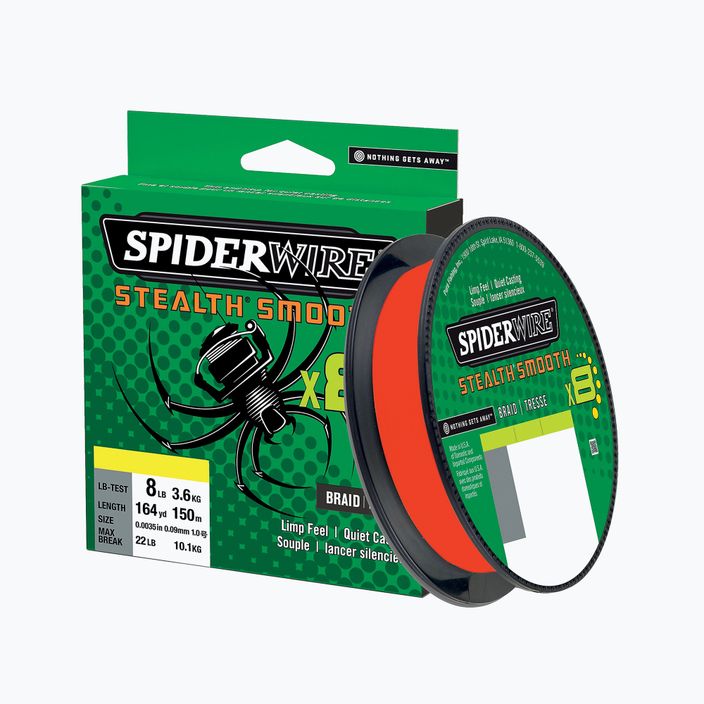 SpiderWire Stealth 8 fonott fonal piros 1515680 2