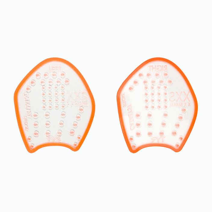 TYR Catalyst Stroke fluoreszkáló narancssárga úszó evezők 2