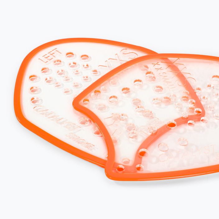 TYR Catalyst Stroke fluoreszkáló narancssárga úszó evezők 3