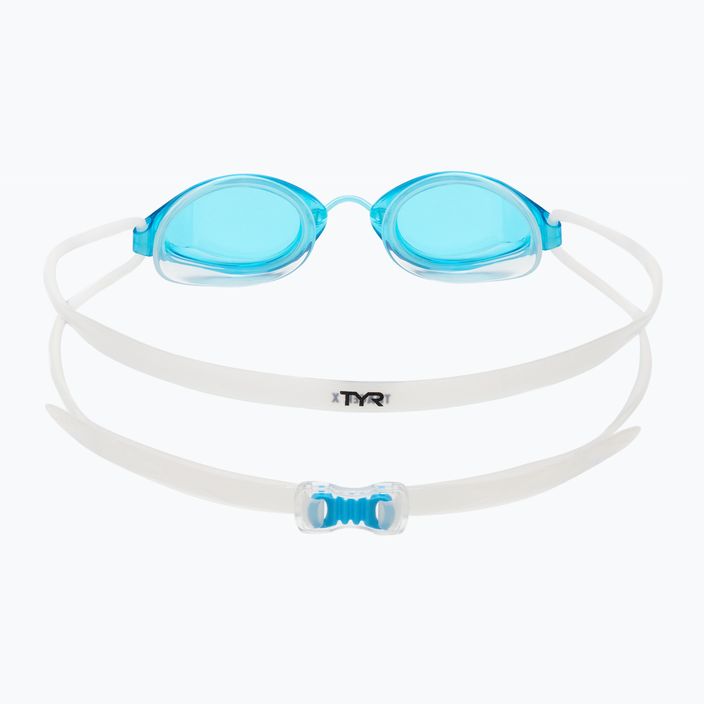 TYR Tracer-X Racing kék és fehér LGTRX úszószemüveg 5