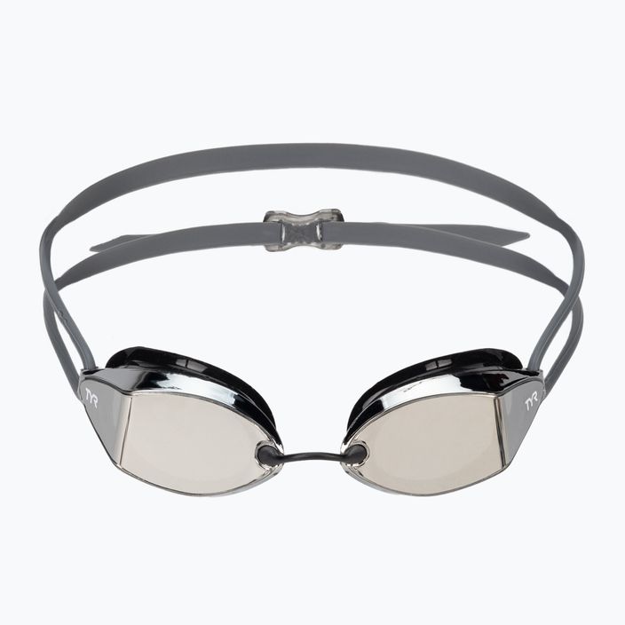 TYR Tracer-X Racing tükrös úszószemüveg fekete és ezüst LGTRXM_043 2