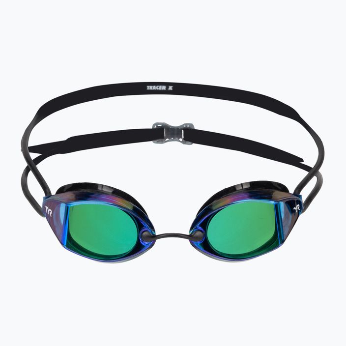 TYR Tracer-X Racing tükrös úszószemüveg fekete és kék LGTRXM_422 2
