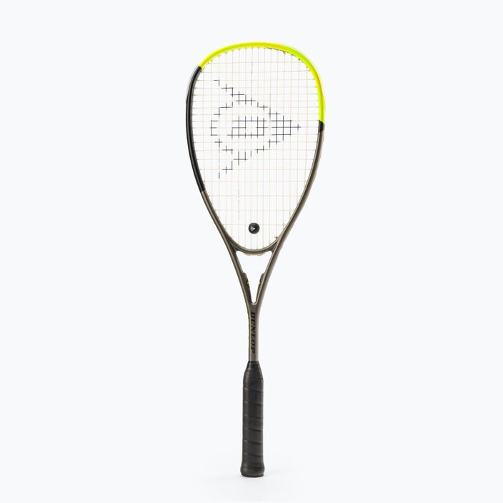 Squash ütő Dunlop Sq Blackstorm Graphite 5 0 szürke-sárga 773360