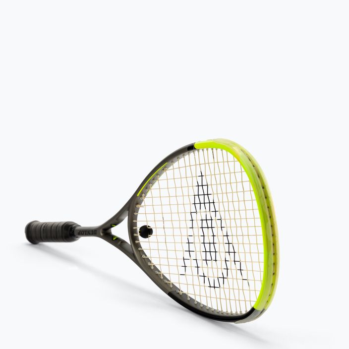 Squash ütő Dunlop Sq Blackstorm Graphite 5 0 szürke-sárga 773360 2