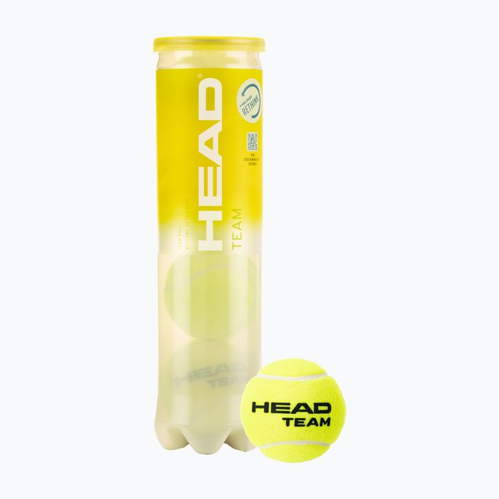 Teniszlabda készlet 4 db. HEAD Team 4B sárga 575704