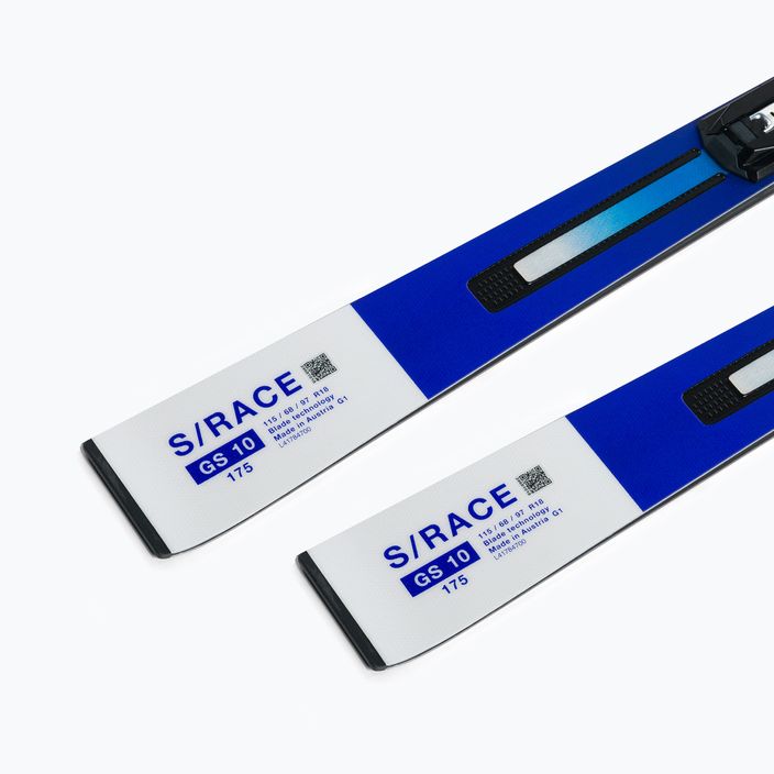 Salomon S Race GS 10 + M12 GW kék és fehér síléc L47038300 9
