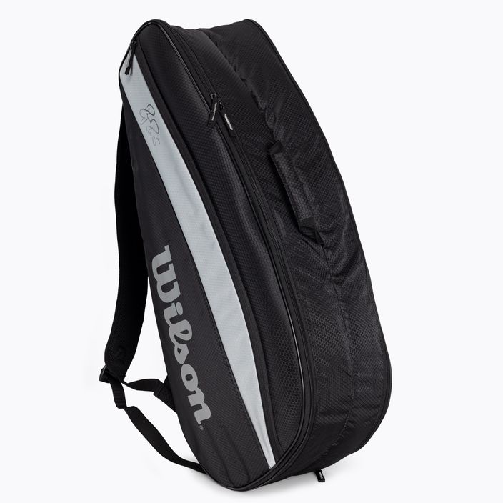 Tenisz táska Wilson Rf Team 6 Pack fekete WR8005701 3