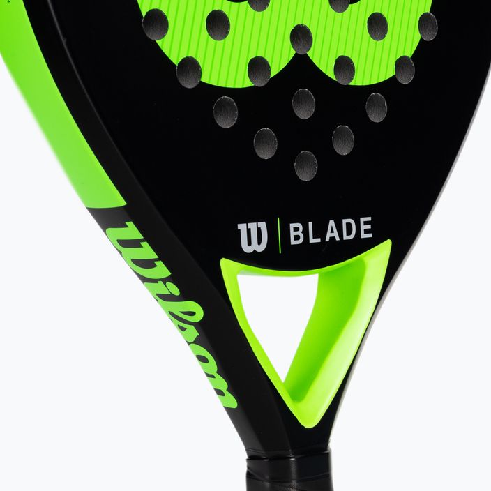 Wilson Blade Team V2 Padel ütő fekete-zöld WR067411U2 4