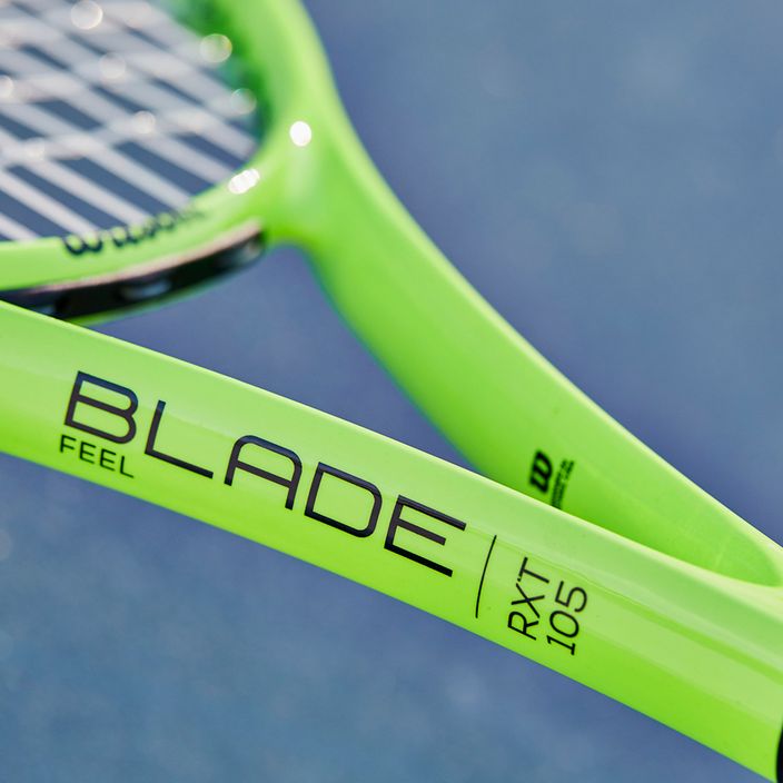 Wilson Blade Feel Rxt 105 teniszütő fekete-zöld WR086910U 11