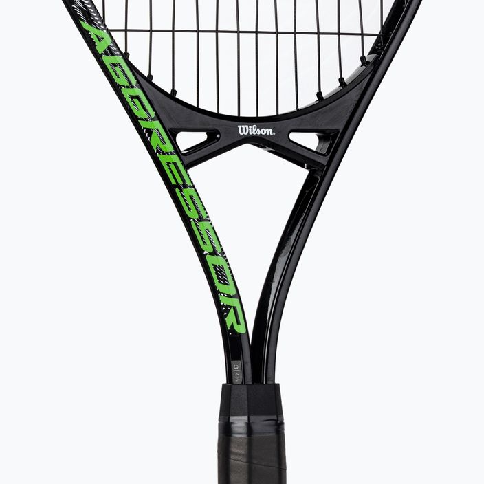 Wilson Aggressor 112 teniszütő fekete-zöld WR087510U 5