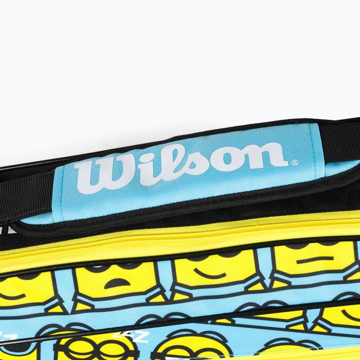 Gyermek tenisztáska Wilson Minions 2.0 Team 3 Pack kék/sárga WR8020301001 3