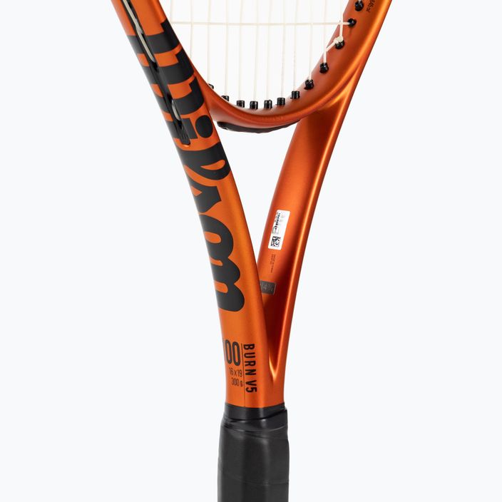 Wilson Burn 100 V5.0 teniszütő narancssárga WR108810 4