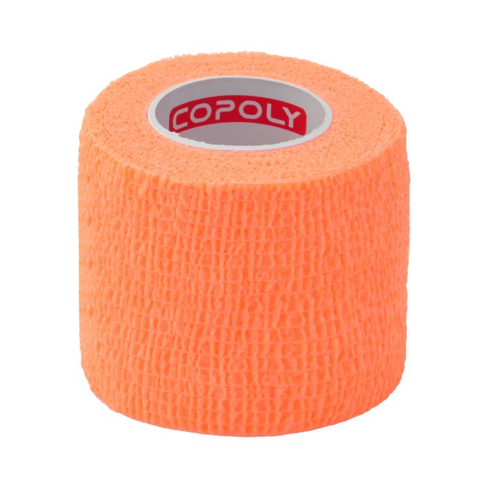 Kohéziós rugalmas kötés Copoly narancssárga 0061 2