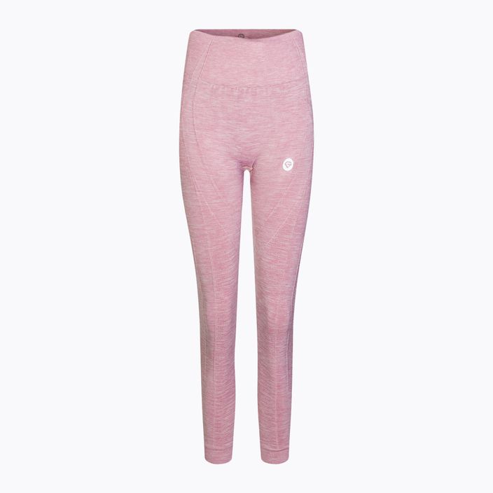 Női leggings Gym Glamour varrat nélküli rózsaszín 197 5