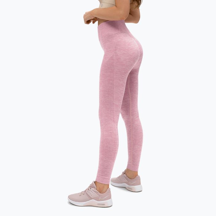 Női leggings Gym Glamour varrat nélküli rózsaszín 197 3