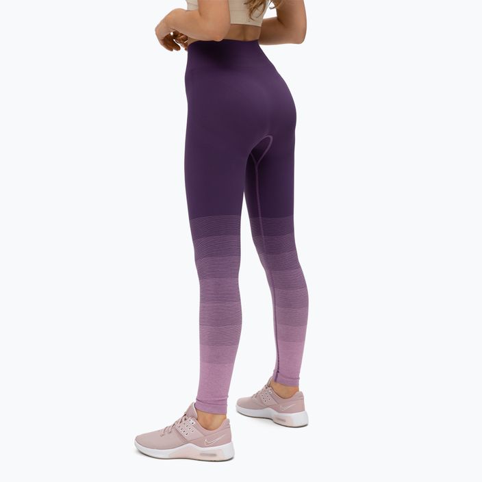 Női leggings Gym Glamour lila ombre lila 282 3