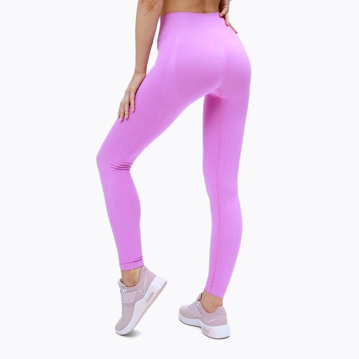 Női leggings Gym Glamour push up rózsaszín 368 3