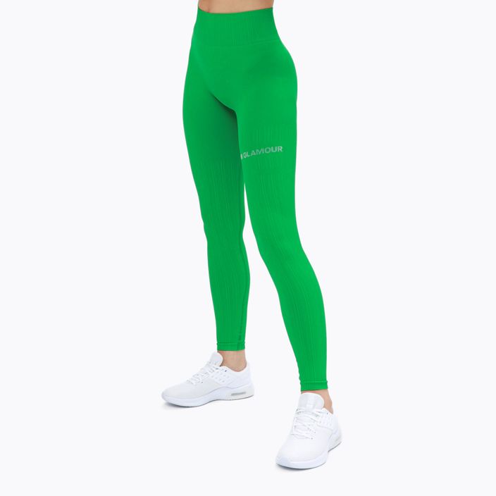 Női leggings Gym Glamour push up dzsungel zöld 374