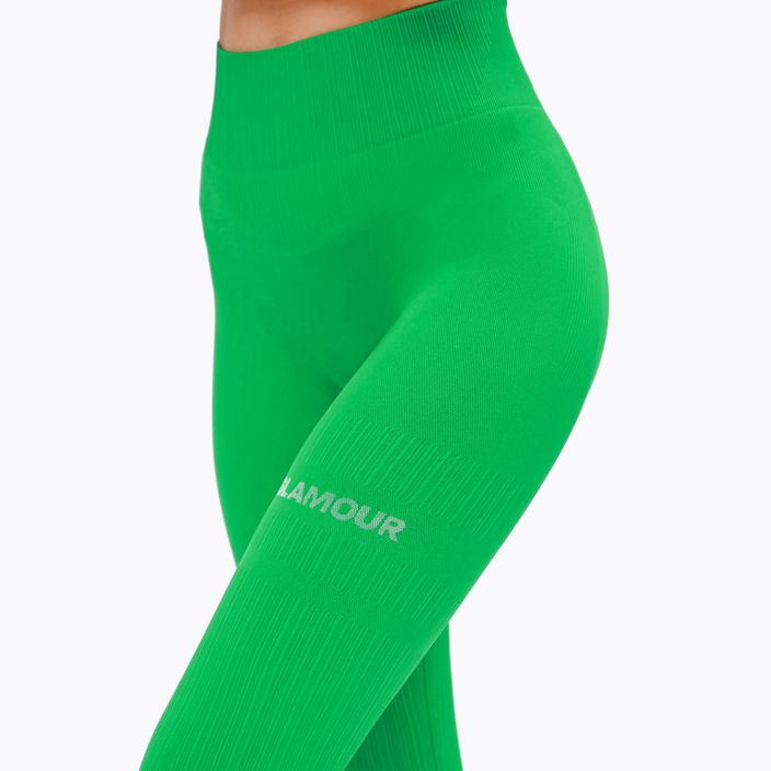 Női leggings Gym Glamour push up dzsungel zöld 374 5