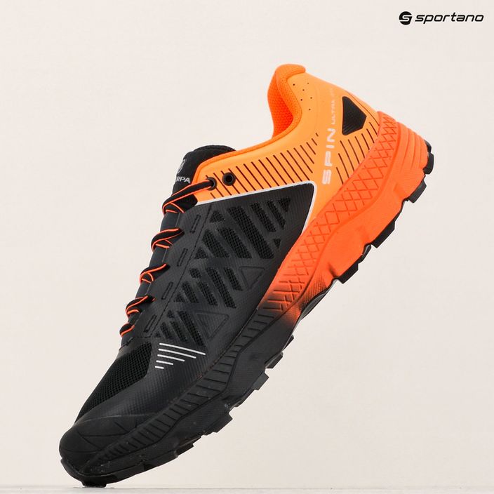 Férfi futócipő SCARPA Spin Ultra GTX narancssárga fluo/fekete 20