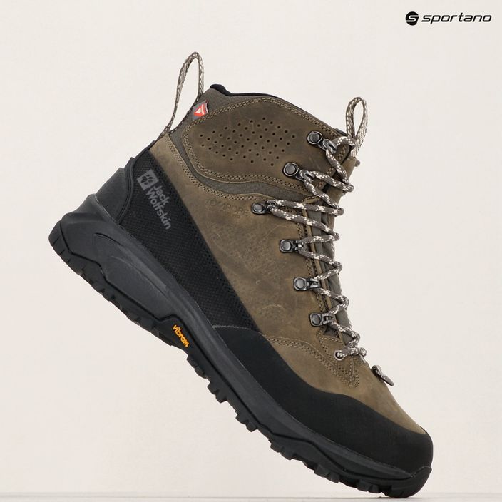 Jack Wolfskin férfi Terraquest Arctic Texapore Mid hideg kávés túrabakancs Terraquest Arctic Texapore Mid hideg kávés túrabakancs 3