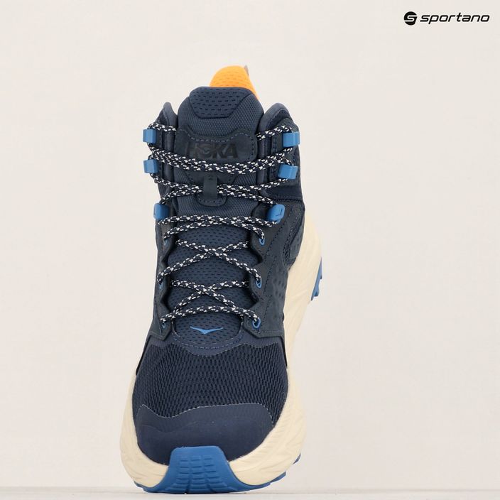 HOKA férfi túrabakancs Anacapa 2 Mid GTX varsity navy/zöld tej 10