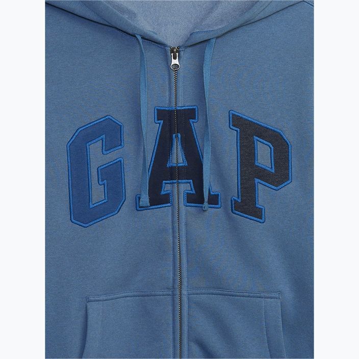 Férfi pulóver  GAP V-Heritage Logo Novelty FZ bainbridge blue 2