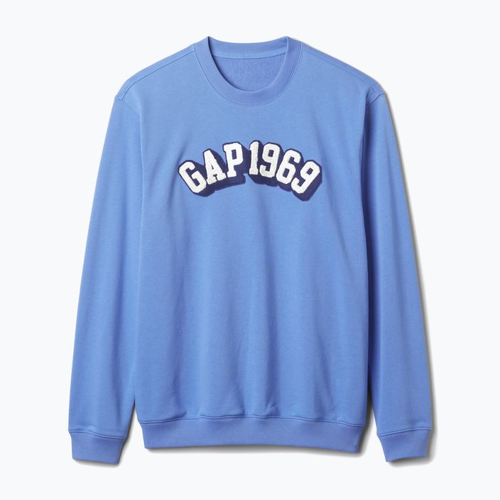 Férfi pulóver GAP Logo 1969 Crewneck cabana blue 4