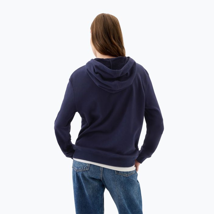 Női pulóver GAP Heritage French Logo Hoodie navy 3