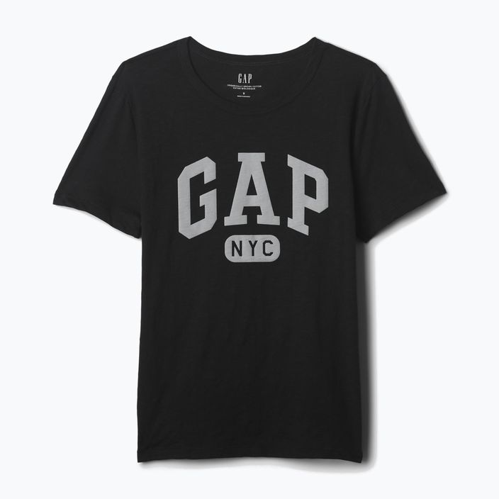 Női póló GAP Logo Slub Tee black 5