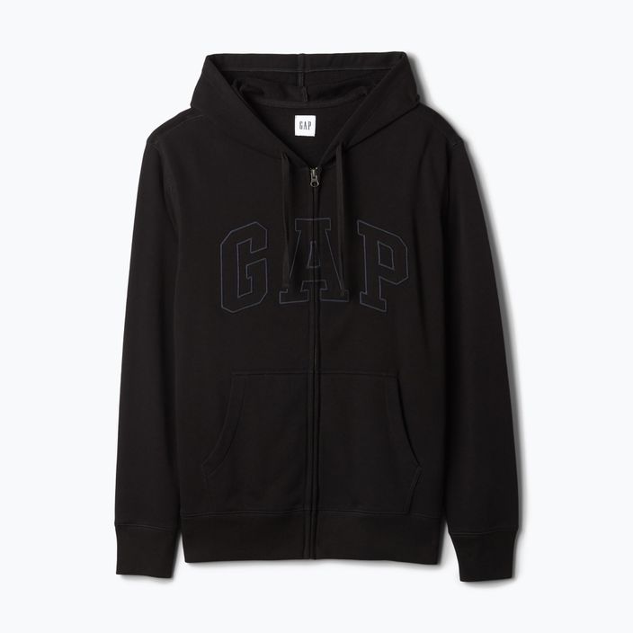 Férfi pulóver GAP Heritage French Terry Fullzip Logo true black 5