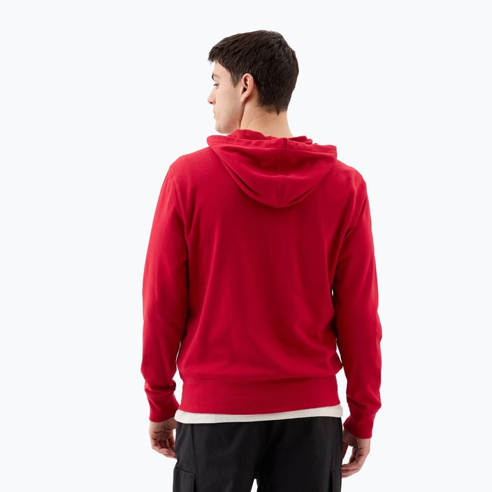 Férfi pulóver GAP Heritage French Terry Fullzip Logo lasalle red 3