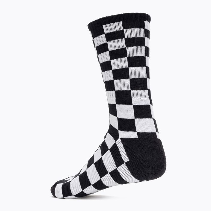 Férfi Vans Checkeboard Crew II fekete/fehér kockás zokni 2