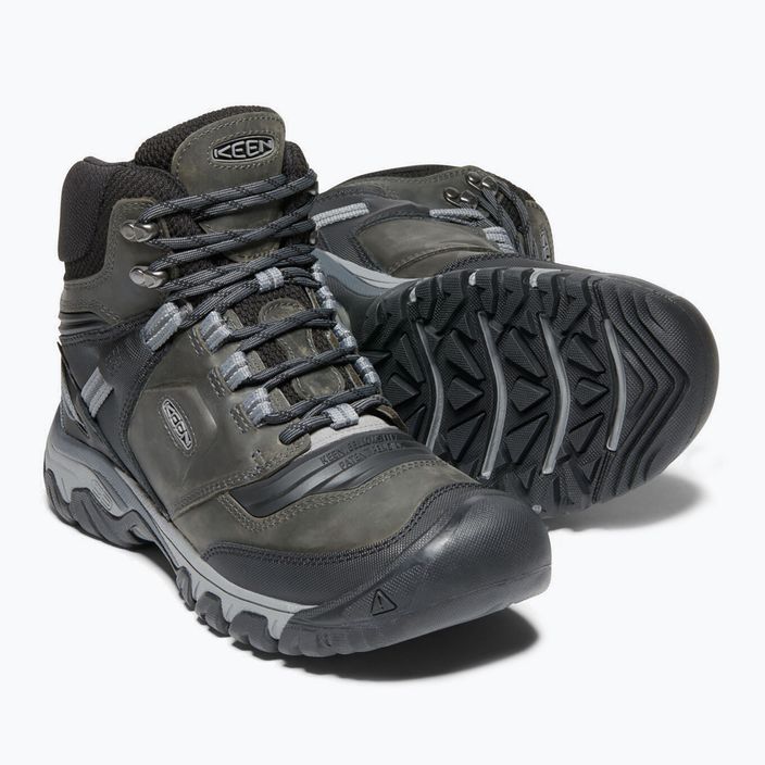 KEEN Ridge Flex Mid férfi trekking cipő szürke 1024911 11