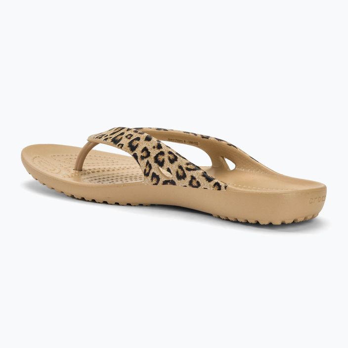 Női flip flop Crocs Kadee II Leopard leopard/gold 3